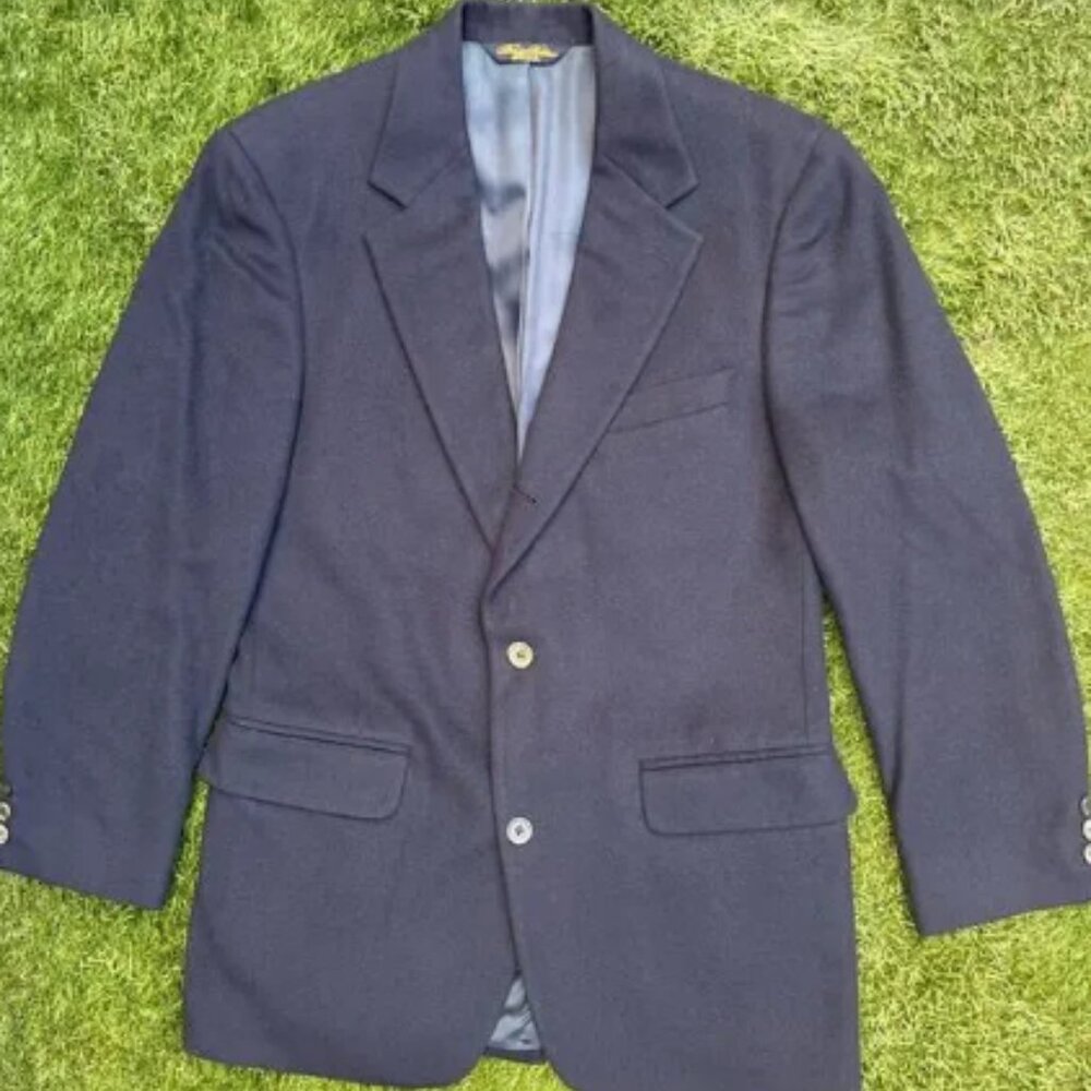 Brooks Brothers Classic Fit 100% Cashmere Single Breasted Sport Coat Blazer 39R
